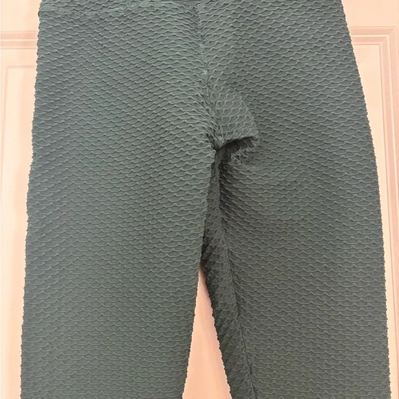 Booty by Brabants Dark Teal Textured Kids Leggings - Picture 5 of 9